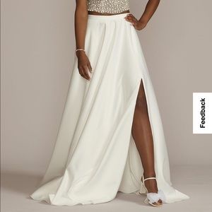 NEW Satin Wedding Skirt with pockets!